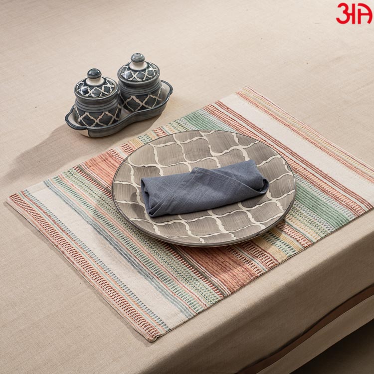 cotton rectangular table mat2