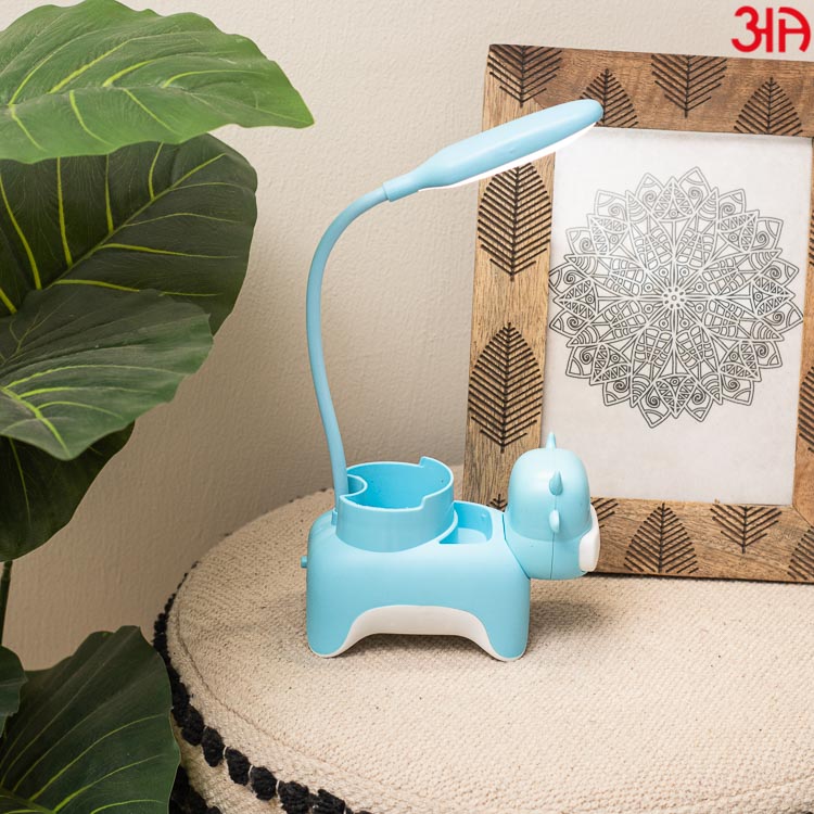 blue cow led study lamp