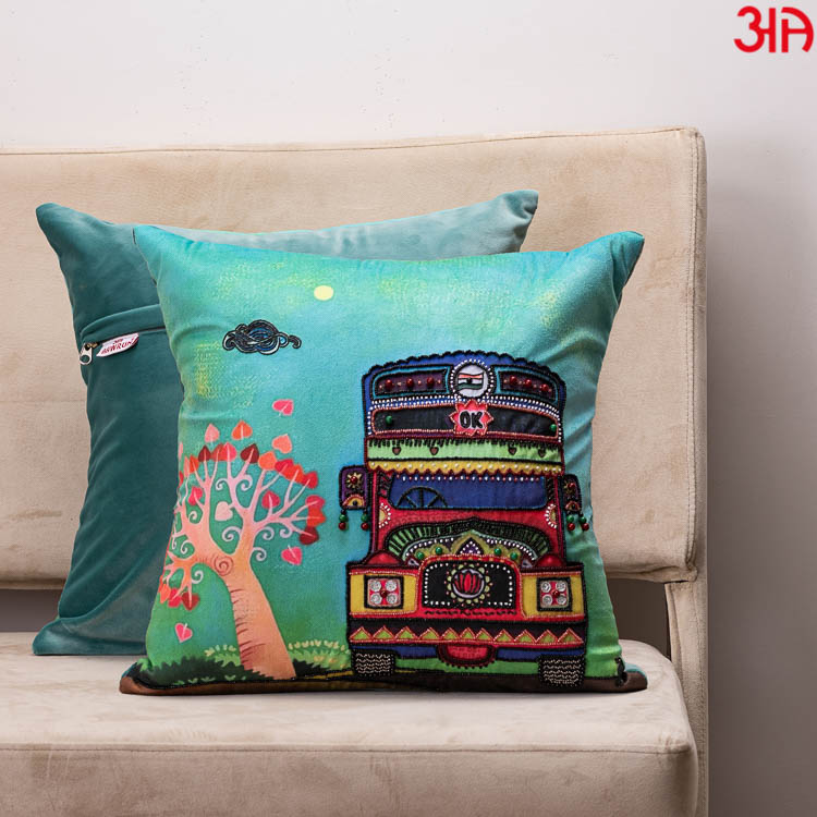 decorated truck cushion cover