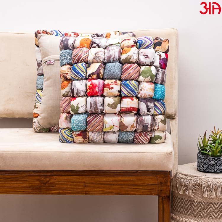 digital printed bubble cushion cover