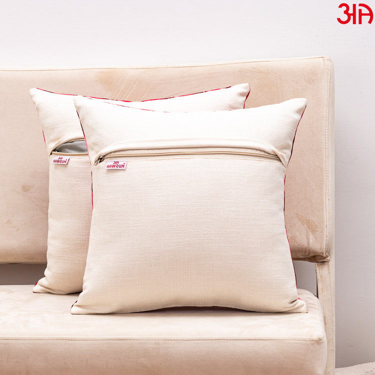 digital printed velvet cushion grey 4