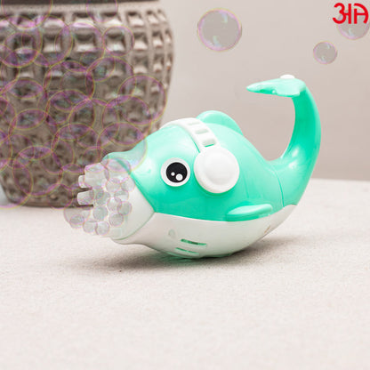 Dolphin Design Bubble Gun Toy Battery Operated for Kids