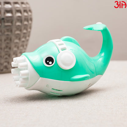 Dolphin Design Bubble Gun Toy Battery Operated for Kids