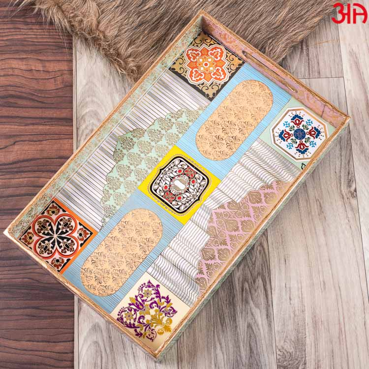 indian designer serving tray5