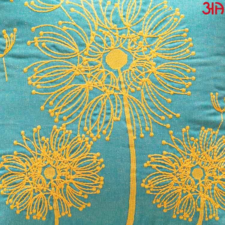 green yellow dandelion cushion cover3