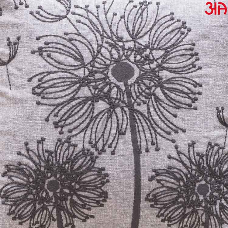 grey dandelion cushion cover3