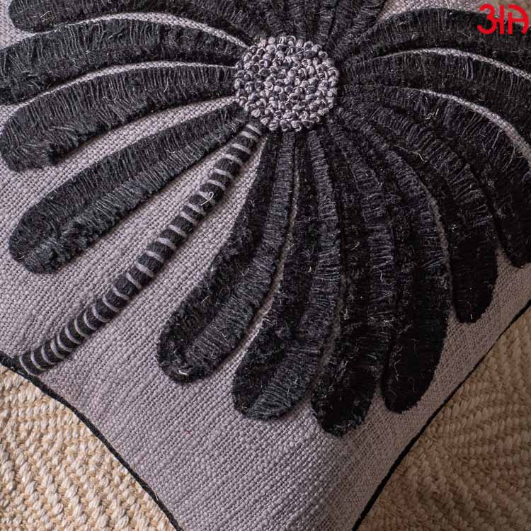 grey jute palm tree cushion cover3