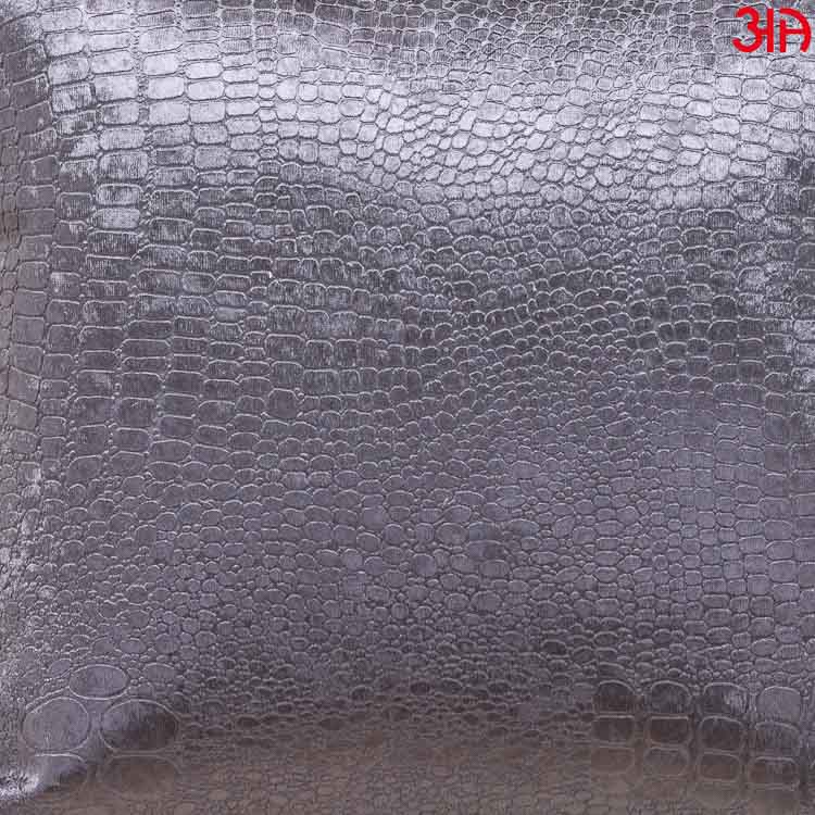 Grey Snake Skin Textured Cushion3