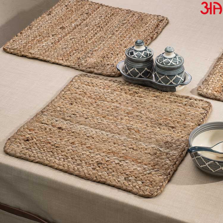 jute braided table mat