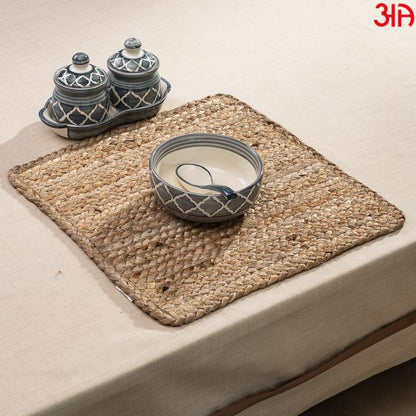 jute braided table mat2