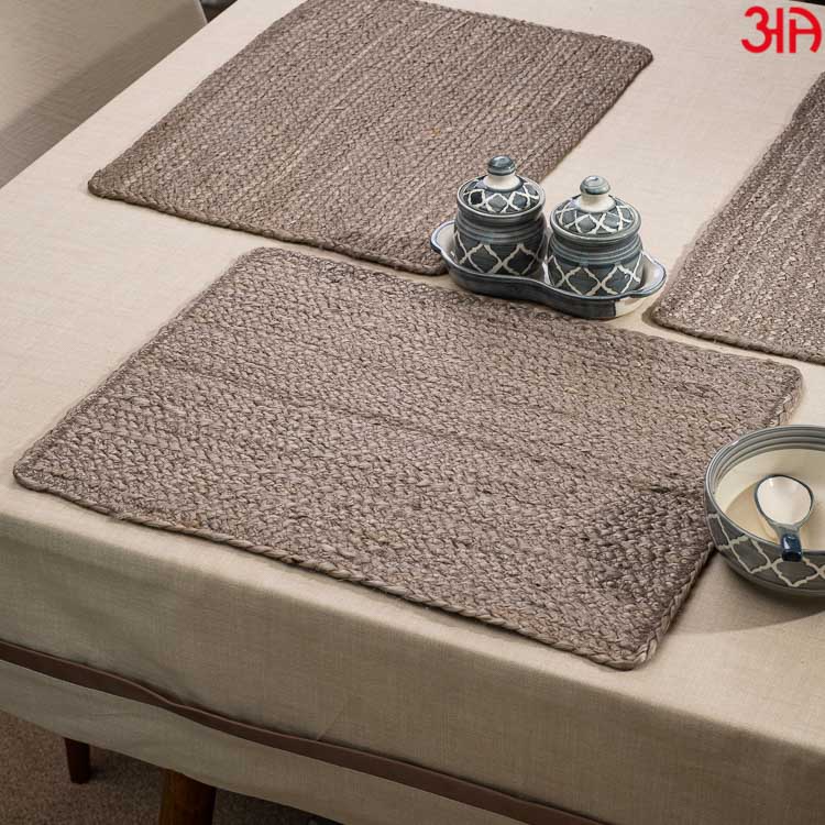 jute choti rectangle table mat