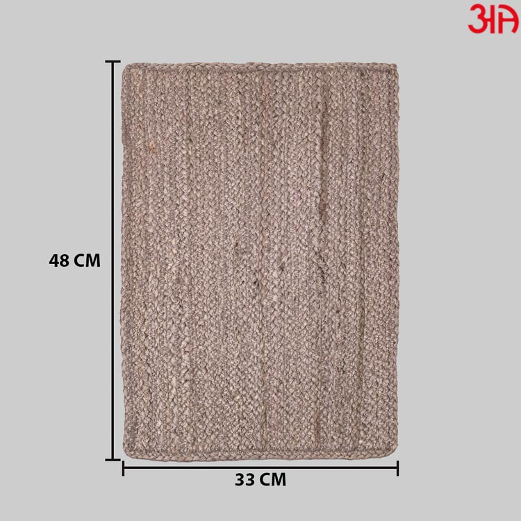 jute choti rectangle table mat4