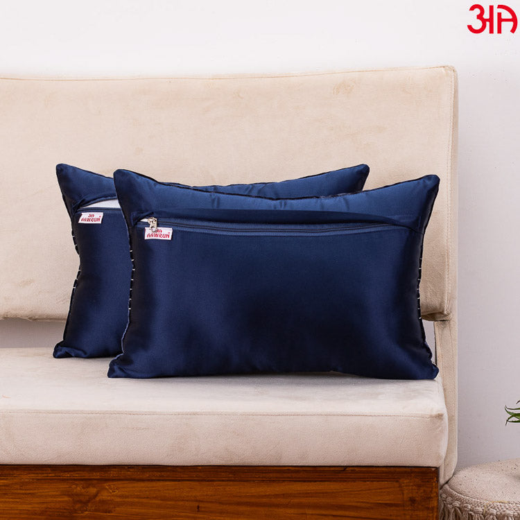 navy blue Ice velvet cushion cover4