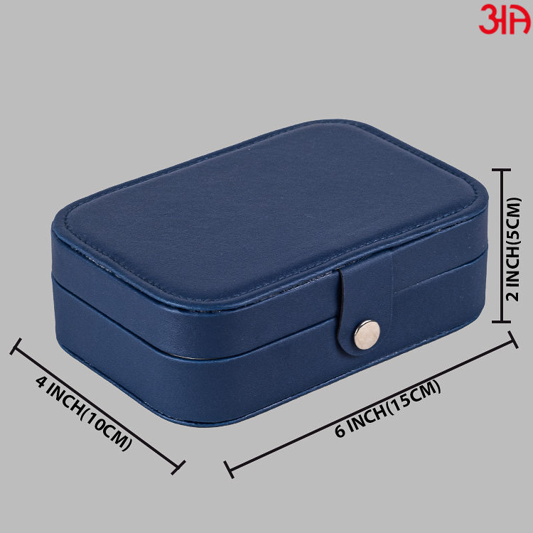 navy medium jewellery box