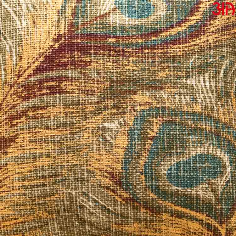 peacock feather design on cushion3