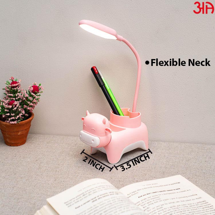 pink cow led study lamp4