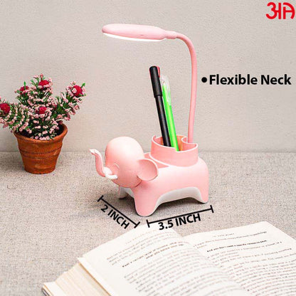 pink elephant design led study lamp4