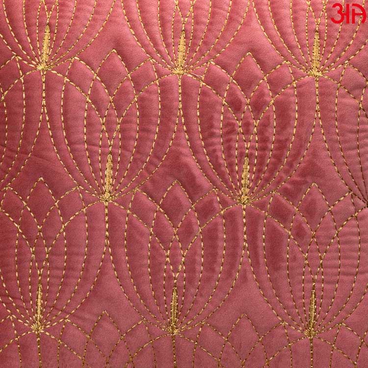 pink Lotus Zari Cushions3