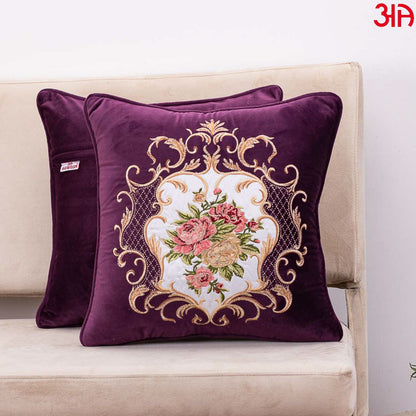 Purple Soft Velvet cushion covers