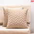 beige zig zag quilted zari cushion covers