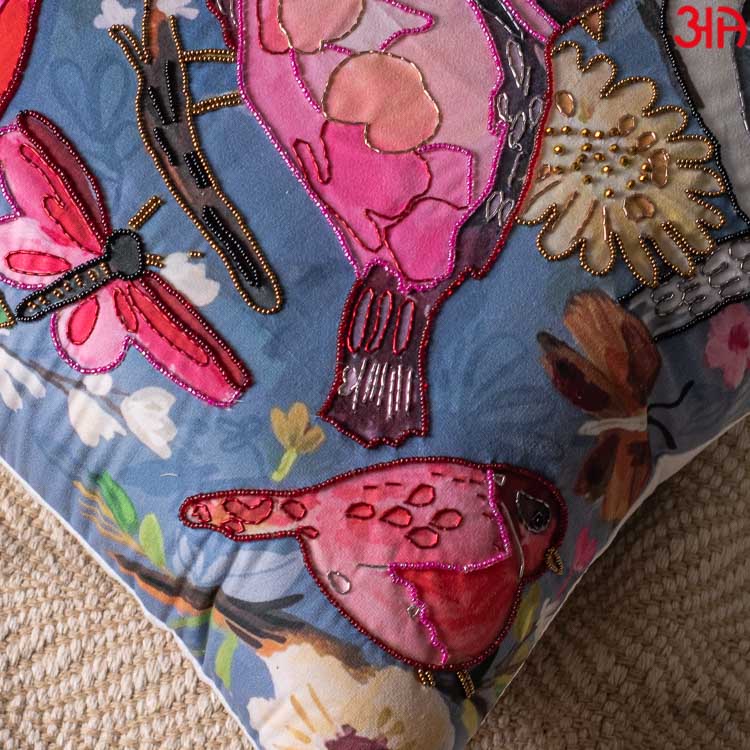 quirky birds cushion cover3