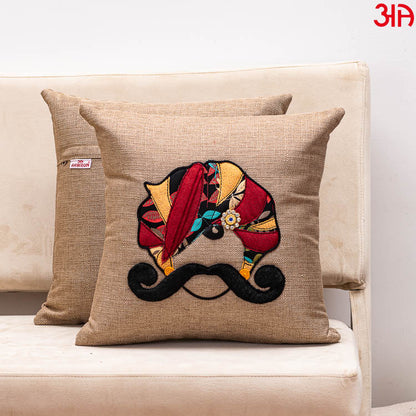 brown cushion cover mr. rajasthan