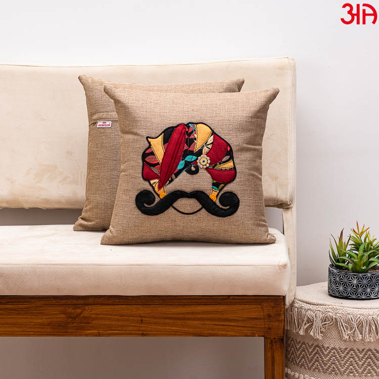 brown cushion cover mr. rajasthan2