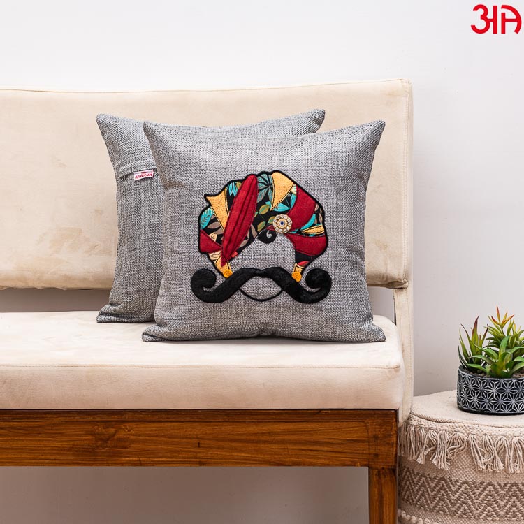 grey cushion cover mr. rajasthan2