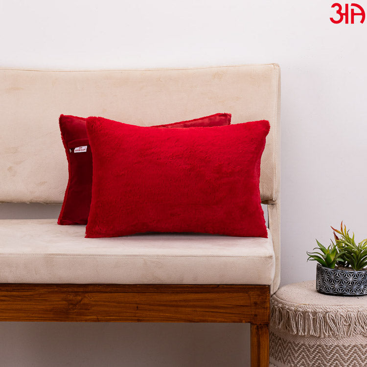 Soft Furry Cushion Covers for Sofa