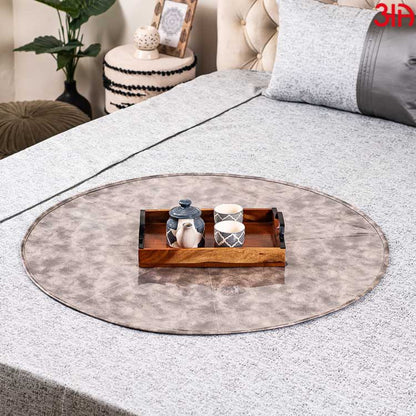 multi color round bed mat3