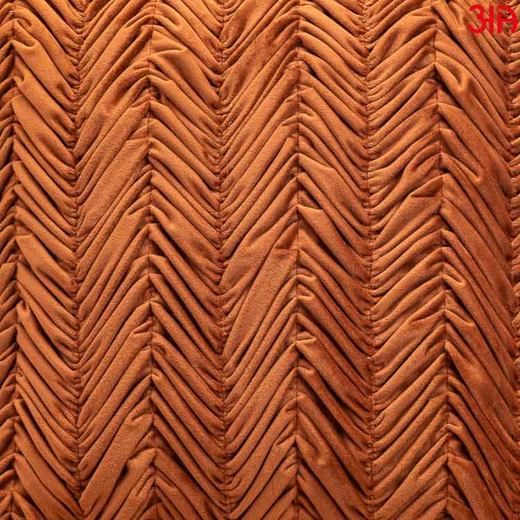 rust zig zag solid color cushion3