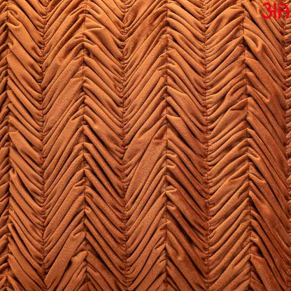 rust zig zag solid color cushion3