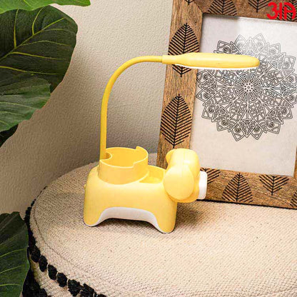 yellow puppy led study lamp