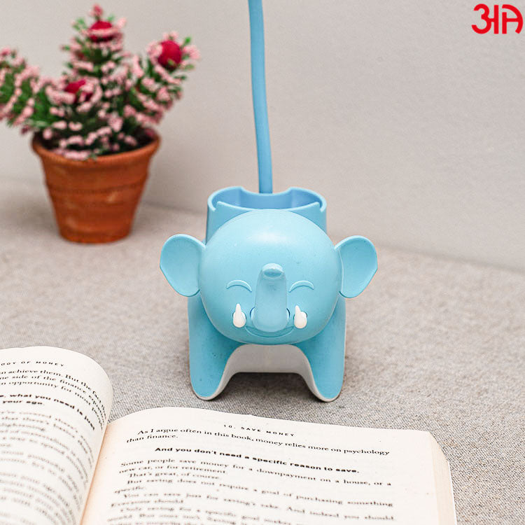 blue elephant design led study lamp3