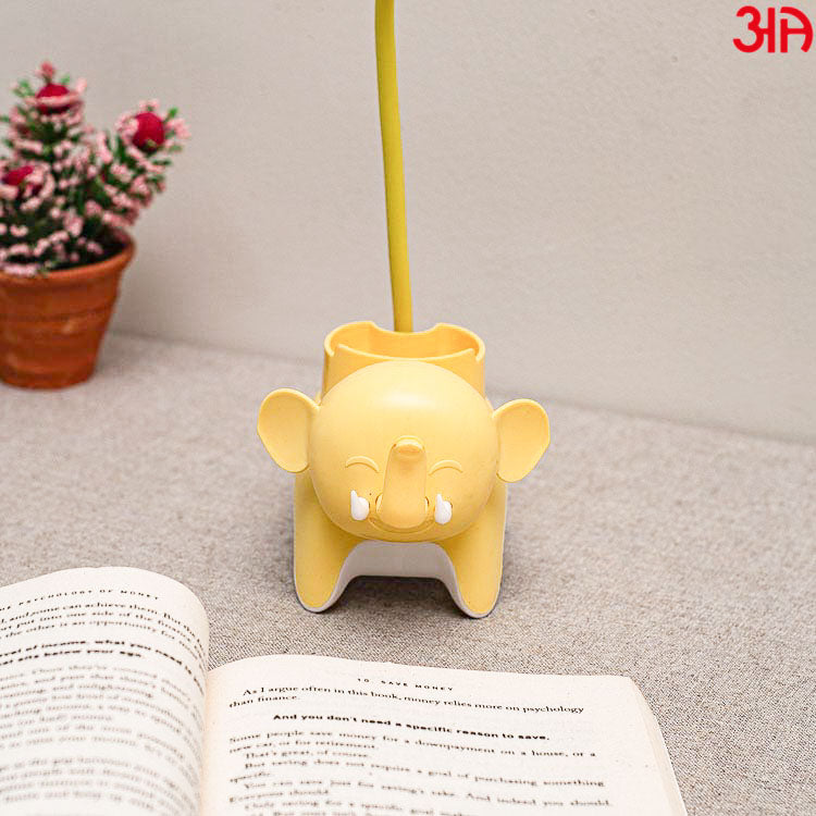 yellow elephant design led study lamp3