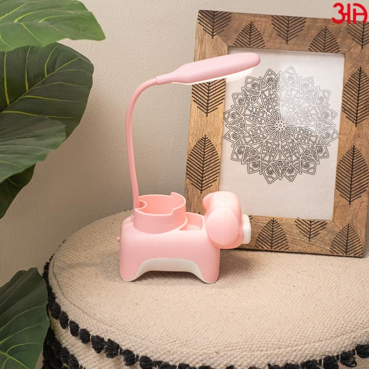 pink puppy led study lamp