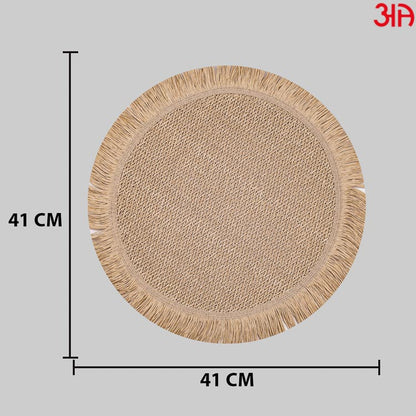 beige round table mat tokyo frill design4