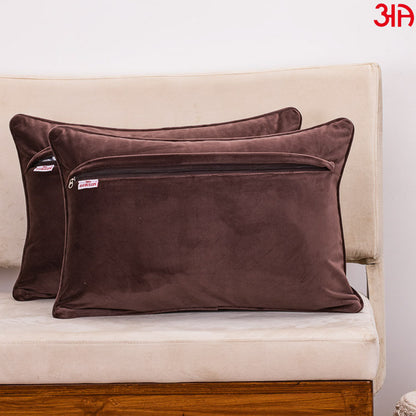 brown 14x21 velvet cushion cover4