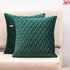 green diamond cushion