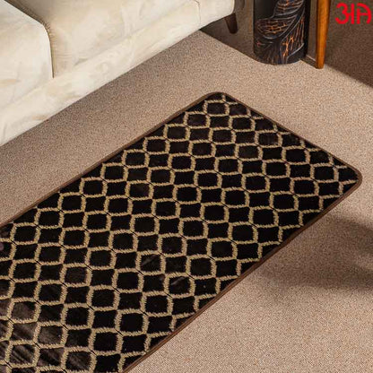weenge coffee gold diamond design carpet