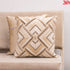 Chenille white-brown Cushion Covers1