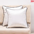 White Snake Skin Textured Cushion