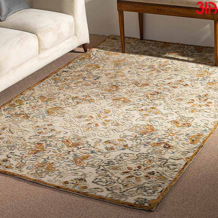 floral premium woolen carpet