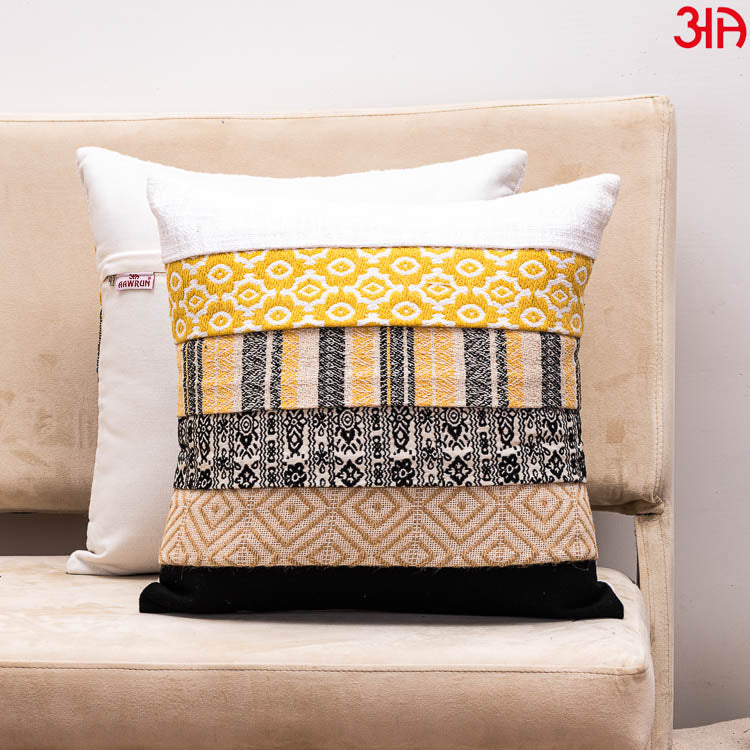 yellow cushion cover