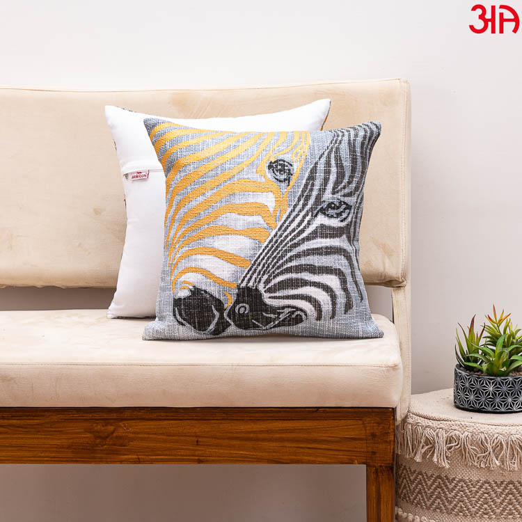 Zebra design Cushion Cover 2
