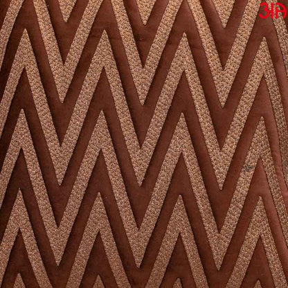 V zig zag brown cushion3