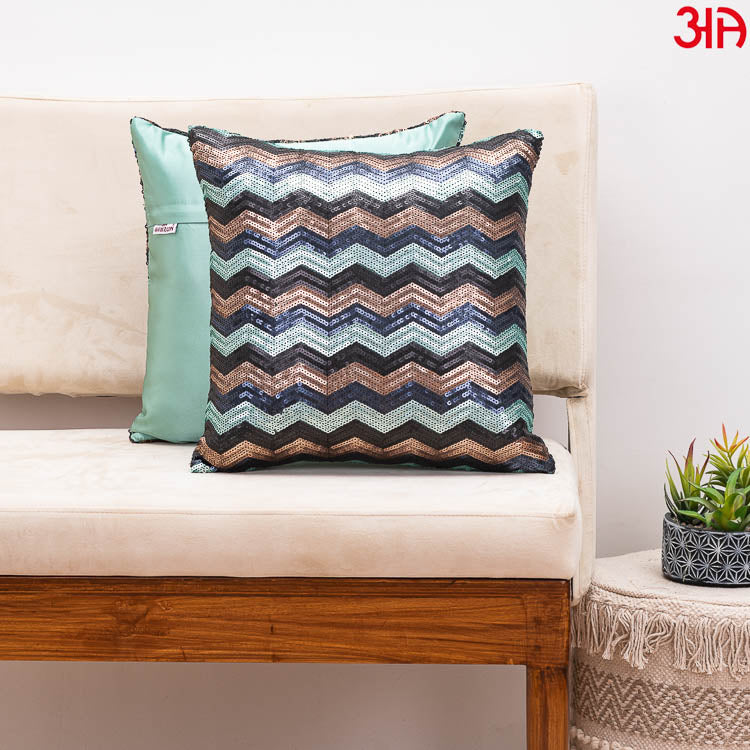 zig zag cushions green2